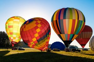 Image of hot air balloons